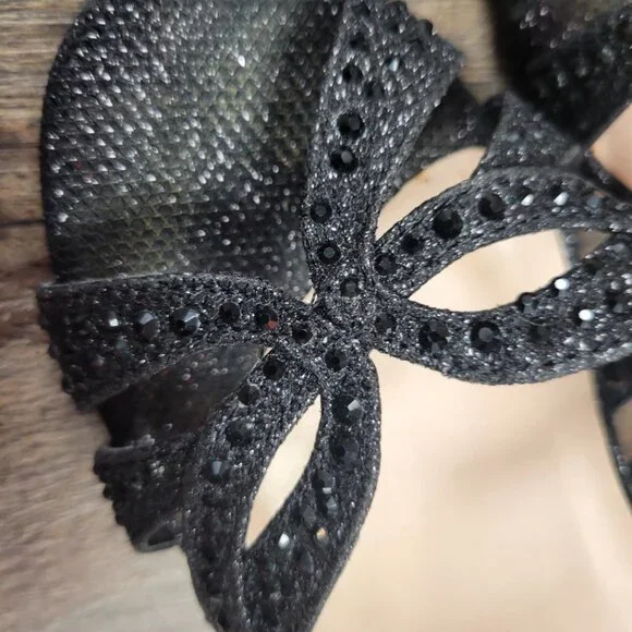 Delicious High Heels Ankle Strap Rhinestone Open Toe Buckled ADDUP Shoes - Picture 2 of 8